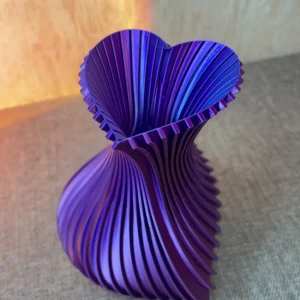 vase coeur plastique