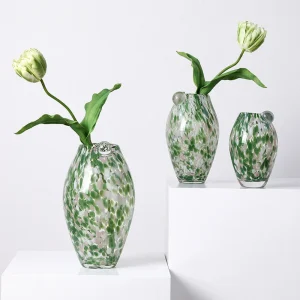 vase vert élégant