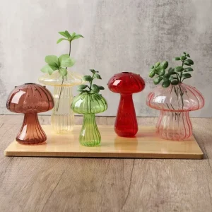 verre en forme de champignon