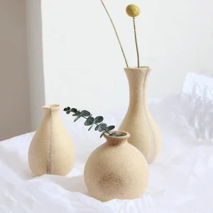 lot de vases en bois