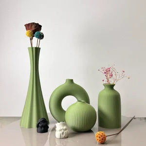 lot de vases en plastique