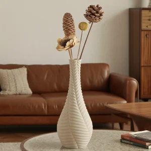 vase crème beige
