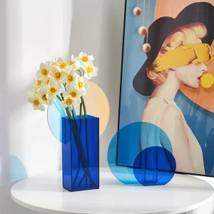 vase design acrylique