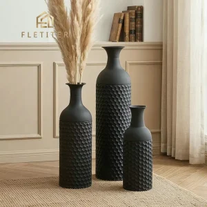 Lot de 3 vases à poser au sol